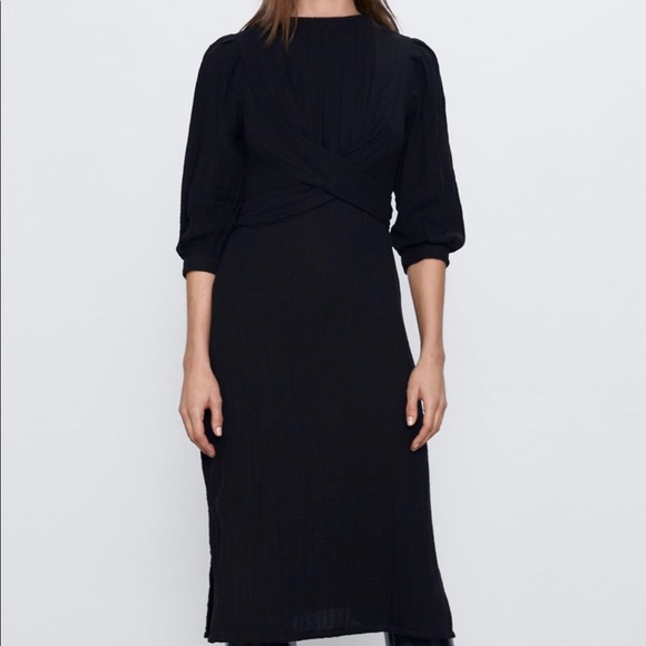 zara rustic cotton dress Zara Embroidered Rustic Dress Belted Lined Cotton Ecru New NWT S M XL